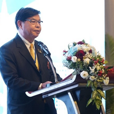 Chief Ombudsman of Thailand and Asia Region President, Somsak Suwansujarit addressing conference delegates.