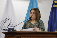 La Procuradora Adjunta II, Ana Gabriela Cruz Leal