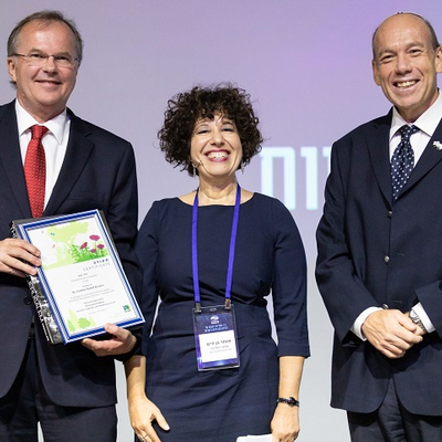 IOI Consultant Kräuter with Director Esther Ben-haim and State Comptroller Matanyahu Englman