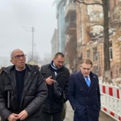 IOI President Field and European Vice-President Behrens visit Kyiv