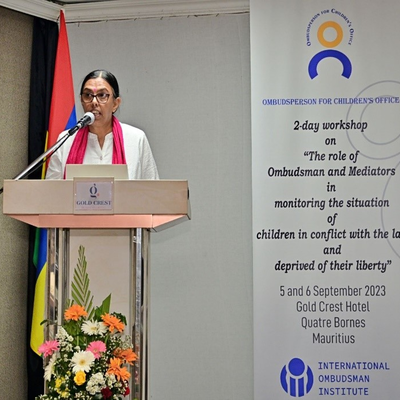 Mrs Rita Venkatasawmy, O.S.K, Ombudsperson for Children, Office of the Ombudsperson for Children