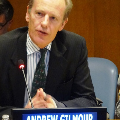 UN Assistand Secretary General Andrew Gilmour