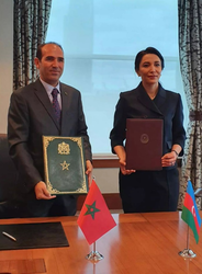 M. Mohamed BENALILOU, le Médiateur du Royaume, a signé un Mémorandum d’Entente avec Mme Sabina ALYEVA, Commissaire aux droits de l’Homme à la République d’Azerbaidjan