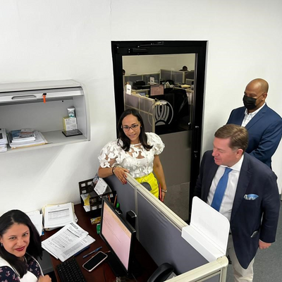 Secretary General Werner Amon meets Staff