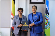 The Inspector General presents Performance Reports to Speaker of Parliament