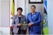 The Inspector General presents Performance Reports to Speaker of Parliament