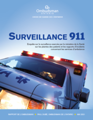 Le rapport "Surveillance 911" fait la lumière sur le système de surveillance des ambulances de l'Ontario