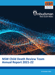 Australia NSW Ombudsman - Child Death Review Team Annual Report 2021-22