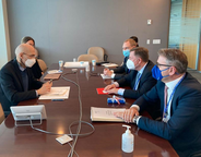 Secretary General Amon meets Under-Secretary General Volker Türk in New York