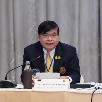Chief Ombudsman of Thailand and Asia Region President, Somsak Suwansujarit.