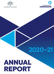 Commonwealth Ombudsman 2020-21 Annual Report