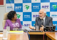 f.l.t.r.: Dr Florbela Araújo and Dr Carlos Alberto Vilhena