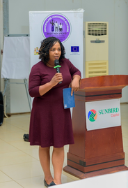 Director Kwengwere speaks at a two-day capacity building training for female politicians