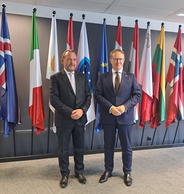 Ombudsman van Zutphen met FRONTEX Executive Director Hans Leijtens