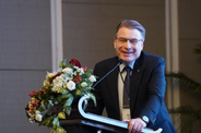 IOI President Chris Field PSM addressing conference delegates.