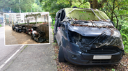 Abandoned vehicles on government land