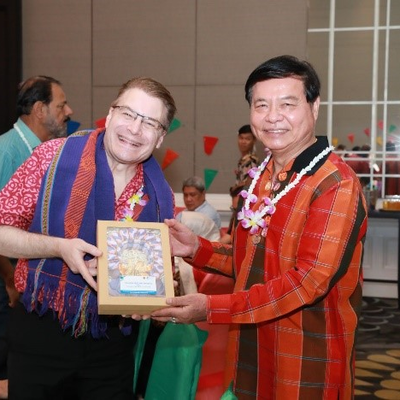 IOI President, Chris Field PSM and Chief Ombudsman of Thailand and Asia Region President, Somsak Suwansujarit.