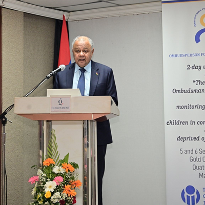 His Excellency Mr Marie Cyril Eddy Boissézon, G.O.S.K, Vice President of the Republic of Mauritius